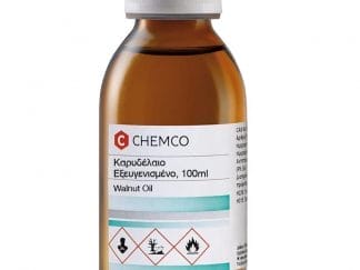 Chemco Walnut Oil Refined Εξευγενισμένο Καρυδέλαιο για Χρήση σε Πρόσωπο & Σώμα 100ml