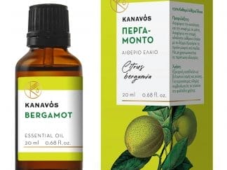Kanavos Bergamot Essential Oil Αιθέριο Έλαιο για Φυσικό Αρωματισμό του Χώρου, Κατάλληλο για Εισπνοές που Προσφέρει Χαλάρωση & Ευεξία 20ml - Περγαμόντο