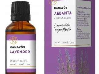 Kanavos Levander Essential Oil Αιθέριο Έλαιο για Φυσικό Αρωματισμό του Χώρου, Κατάλληλο για Εισπνοές που Προσφέρει Χαλάρωση & Ευεξία 20ml - Λεβάντα