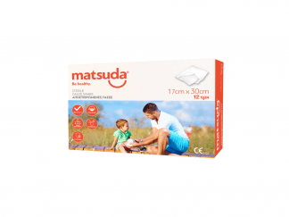 Matsuda Αποστειρωμένες Γάζες 17*30εκ, 12τεμ