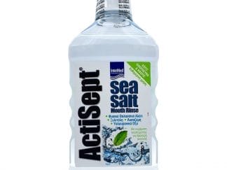 Actisept Sea Salt Mouth Rinse Στοματικό Διάλυμα Καθημερινής Χρήσης με Θαλασσινό Αλάτι για Δροσερή Αναπνοή με Ευχάριστη Γεύση Μέντας 500ml
