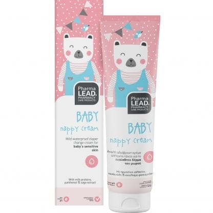 Pharmalead Baby Nappy Cream Απαλή Αδιάβροχη Κρέμα Αλλαγής Πάνας για το Ευαίσθητο Δέρμα του Μωρού 150ml
