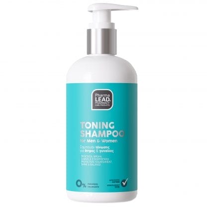 Toning Shampoo for Men & Women Σαμπουάν Τόνωσης, Λάμψης & Προστασίας για τα Αδύναμα Μαλλιά 250ml