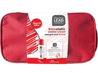 Pharmalead Promo Emostatic Spray 60ml & Nasal Dressing 2cmx4cm 2 Τεμάχια & Δώρο Νεσεσέρ 1 Τεμάχιο 