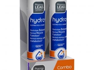 Pharmalead Promo Hydro+ Electrolytes & Vitamins Συμπλήρωμα Διατροφής Ηλεκτρολυτών & Βιταμινών για την Καλή Λειτουργία των Μυών, την Υποστήριξη του Μεταβολισμού & Παραγωγή Ενέργειας με Γεύση Λεμόνι 40 Effer.tabs (2x20 Effer.tabs)