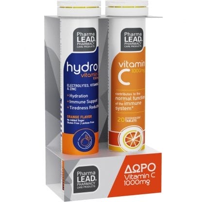 Pharmalead Promo Hydro Vitamin C 1000mg Orange 20 Effer.tabs & Δώρο Vitamin C 1000mg Orange 20 Effer.tabs