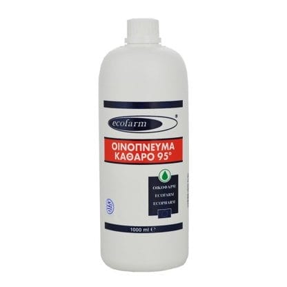 Ecofarm Καθαρό Οινόπνευμα 95° 1000ml 1 Τεμάχιο