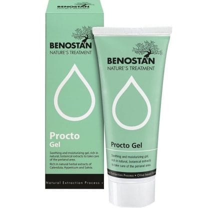 Benostan Procto Gel Καταπραϋντικό & Ενυδατικό Gel με Εκχυλίσματα Βοτάνων για την Περιποίηση της Περιπρωκτικής Περιοχής 50ml