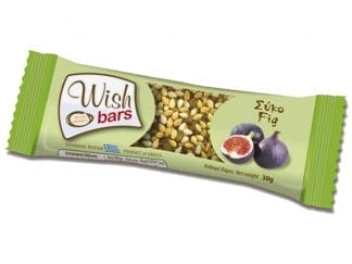 Wish Bars Nuts & Fig Μπάρα Υγιεινής Διατροφής Χωρίς Ζάχαρη με Ξηρούς Καρπούς & Σύκο 30g