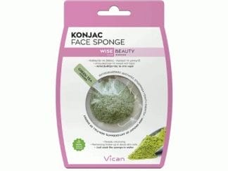 VICAN Wise Beauty-Konjac Face Sponge Green Tea Powder 1 Τεμάχιο