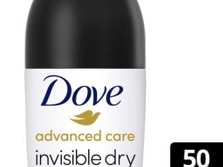 Dove Roll-On Advanced Care Invisible Dry Αποσμητικό 48ωρης Αντιιδρωτικής Προστασίας Χωρίς Λευκά Σημάδια στα Ρούχα με Άρωμα Λευκής Φρέζιας & Βιολέτας 50ml