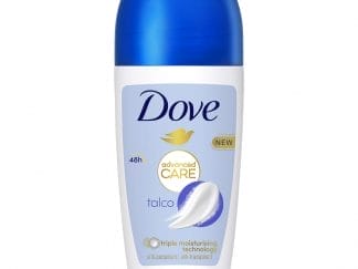 Dove Roll-On Advanced Care Talco Αποσμητικό με Αντιιδρωτική Προστασία που Διαρκεί Έως & 48 Ώρες με Άρωμα Ταλκ 50ml