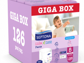 Πάνες Septona Calm N' Care Pants Giga Box Junior No5 (10-16Kg) 126τεμ (3*42τεμ)