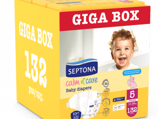 Πάνες Septona Calm N' Care Giga Box Junior No5 (11-16Kg) 132τεμ (3*44τεμ)