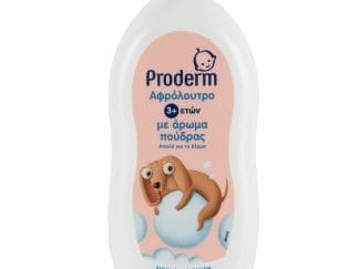 Proderm Kids Shower Gel Παιδικό Αφρόλουτρο Απαλό για το Δέρμα με Άρωμα Πούδρας 3+ Years 500ml
