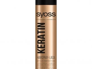 Syoss Hairspray Keratin Επαγγελματικό Δυνατό Κράτημα για Μαλλιά Γεμάτα Ζωντάνια & Λάμψη 400ml