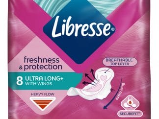 Libresse Ultra Long Plus Σερβιέτες με Φτερά 8 Τεμάχια