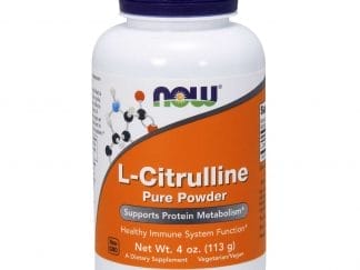 Now Foods L-Citrulline Pure Powder Συμπλήρωμα Διατροφής που Συμβάλει στην Διατήρηση Ισχυρού Ανοσοποιητικού 113gr