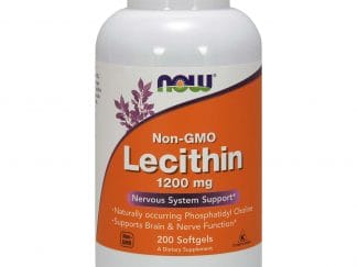 Now Foods Lecithin 1200mg Non-Gmo Συμπλήρωμα Διατροφής Λεκιθίνη για τον Έλεγχο του Βάρους & Πρόληψη της Χοληστερόλης 200Softgels
