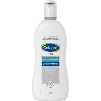 Cetaphil Pro Restoraderm Body Wash Απαλό Αφρόλουτρο Σώματος Ανάπλασης για Πολύ Ξηρή, Κνησμώδη & Ευαίσθητη Επιδερμίδα 295ml