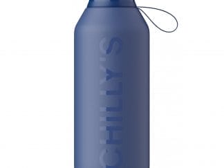 Chilly's Series 2 Flip Sport Bottle Ανοξείδωτος Θερμός με Καλαμάκι & Αντιμικροβιακό Στόμιο για Κρύα Ροφήματα 500ml, Κωδ 22607 - Whale Blue