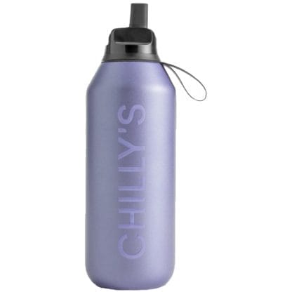 Chilly's Series 2 Flip Reusable Bottle Ανοξείδωτο Θερμός για Ζεστά & Κρύα Ροφήματα 500ml - Lavender