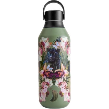 Chilly's Series 2 Urban Murals Reusable Bottle Ανοξείδωτο Θερμός για Ζεστά & Κρύα Ροφήματα 500ml - Orchid Panther