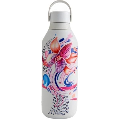 Chilly's Series 2 Urban Murals Reusable Bottle Ανοξείδωτο Θερμός για Ζεστά & Κρύα Ροφήματα 500ml, Κωδ 22701 - Orchid