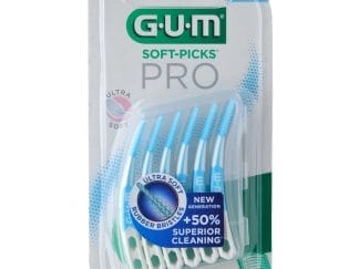Gum Soft-Picks Pro Ultra Soft Rubber Bristles Small Κωδ 689 Οδοντογλυφίδα Μεσοδόντιου Καθαρισμού με Μαλακές Ίνες & Σχήμα Καμπύλης για Ευκολότερη Πρόσβαση, 30 Τεμάχια