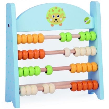 Oops Count with Me Wooden Multicolor Abacus OP1102624 Εκπαιδευτικό Ξύλινο Παιχνίδι Άβακας 18m+, 1 Τεμάχιο - Hedgehog