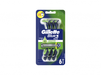 Gillette Blue 3 Λεπίδων Sensitive Ξυραφάκια Μιας Χρήσης 6τμχ