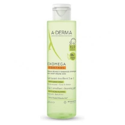 A-DERMA Exomega Control Emollient Cleansing Gel 2 in 1 200ml