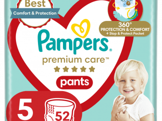 Πάνες Pampers Premium Care Pants Jumbo Plus Νo5 (12-17kg) 52τεμ