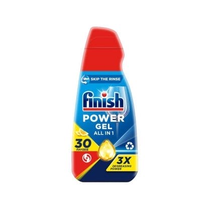 Finish Υγρό Πλυντηρίου Πιάτων Gel Lemon 600ml