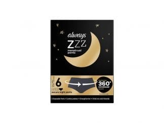 Always Menstrual Pants Εσώρουχα Περιόδου Νυκτός Μίας Χρήσης Small/Medium No6, 3τεμ