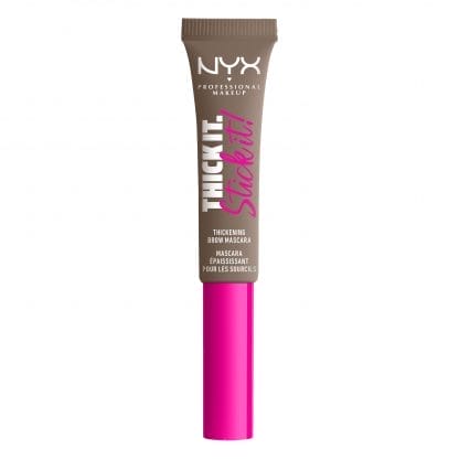 Nyx Professional Makeup Thick It Stick It Brow Mascara 01 Taupe Τζέλ Μάσκαρα Προσαρμόσιμης Έντασης Για Πιο Πυκνά Φρύδια 7ml