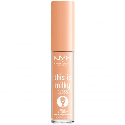 Nyx Professional Makeup This Is Milky Lip Gloss Milkshake Flavor Lip Gloss με Κρεμώδη Υφή & Έντονη Λάμψη με Γεύση Milkshake 4ml - Milk N Hunny