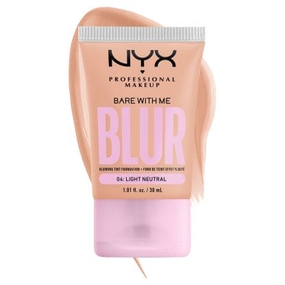 Nyx Professional Makeup Bare With Me Blur Makeup με Ματ Αποτέλεσμα 30ml - 04 Light Neutral
