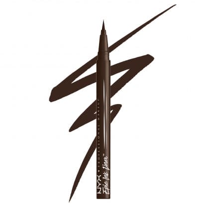 Nyx Professional Makeup Epic Ink Liner Αδιάβροχο Eye Liner Υψηλής Ακριβείας με Μεγάλη Διάρκεια 1ml - 03 Dark Chocolate