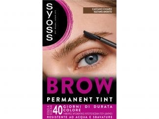 Syoss Brow Permanent Tint Μόνιμη Αδιάβροχη Βαφή Φρυδιών που Διαρκεί Έως & 40 Ημέρες 7ml - Καστανό Ανοιχτό