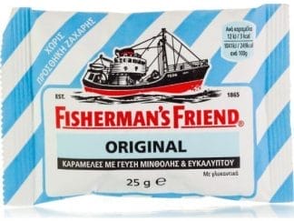 FISHERMAN'S Friend Original Καραμέλες Ευκάλυπτος & Μέντα 25gr