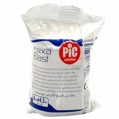 Pic Solution Flexa Elast Ελαστικός Επίδεσμος Γενικής Χρήσης με Κλιπ σε Λευκό Χρώμα 1 Τεμάχιο - 6cm x 4,5m