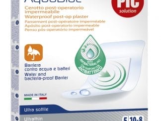 Pic Solution Aquabloc Waterproof Post-Op Plaster Αδιάβροχο Αυτοκόλλητο Μετεγχειρητικό Επίθεμα με Ειδικό Αντιβακτηριακό Μαξιλαράκι 5 Τεμάχια - 10cm x 8cm