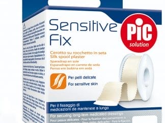 Pic Roll Sensitive Fix Silk Spool Plaster 2.5cm x 5m Μεταξωτή Κολλητική Ταινία για Επιδέσμους Μεγάλης Διάρκειας 1 Τεμάχιο