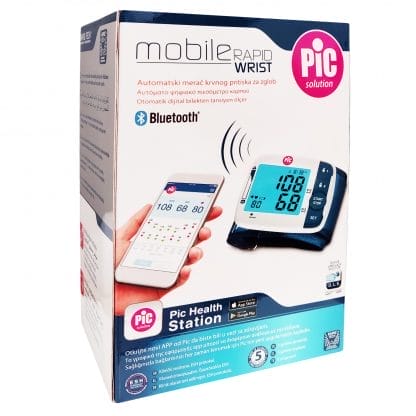 Pic Solution Mobile Rapid Wrist Αυτόματο Ψηφιακό Πιεσόμετρο Καρπού 1 Τεμάχιο