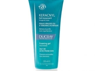 DUCRAY Gel κατά της Ακμής Keracnyl Foaming with Myrtacine Innovation for Face & Body για Λιπαρές Επιδερμίδες 200ml