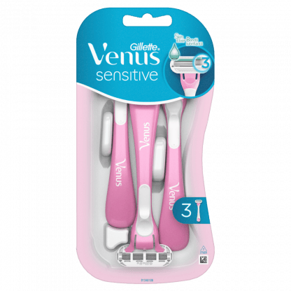 Gillette Venus Sensitive Ξυραφάκια Μίας Χρήσης 3τμχ ​