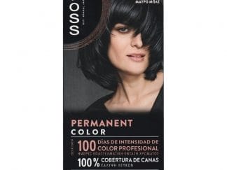 Syoss Permanent Hair Color Kit Μόνιμη Βαφή Μαλλιών με Κερατίνη για την Κάλυψη των Λευκών 1 Τεμάχιο - 1-4 Μαύρο Μπλε
