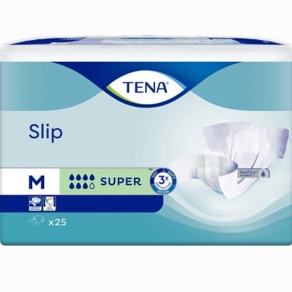 Tena Slip Super Πάνες Ακράτειας 25 Τεμάχια - Medium 73 / 122cm