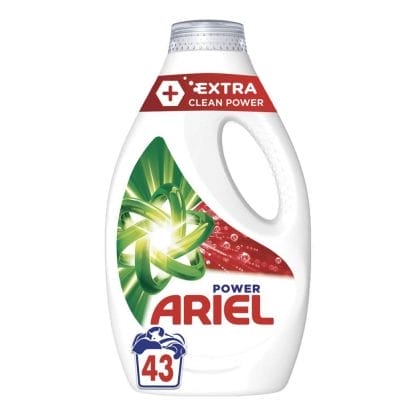 Ariel Υγρό Πλυντηρίου Ρούχων Extra Clean 43μεζ.